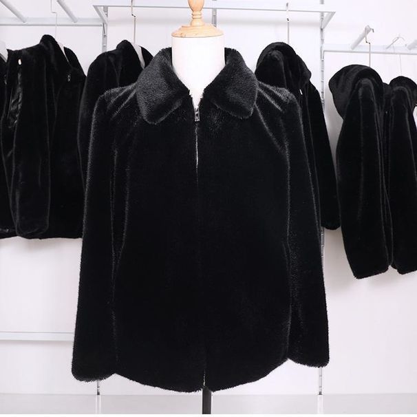 Men's Hooded Faux Mink Coat – Premium Winter Jacket With Detachable Inner Fur (M-5XL) | Japanese Minimalist Style_viptrois.com