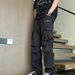 Men's Clothing Loose Multi Pocket Straight Casual Men's Long Trousers Men's Large Size Men's Casual Trousers_viptrois.com
