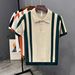 Men's Summer Polo Shirt – Breathable Knit Business Casual T-Shirt With Ice Silk Collar (M-XXXL, White/Black/Khaki)_viptrois.com