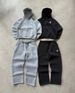 Men's Clothing Unisex Wide-Leg Denim Pants - Embroidered S-Logo Casual Trousers (Streetwear Essential)_viptrois.com