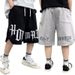 Mother&Kids Boys' pants Thin shorts Children's summer five-point medium pants Medium children's summer sweatpants handsome and stylish_viptrois.com