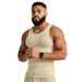Men's Clothing Summer Knitted Ice Silk Ribbed Fitness Sports Casual Slim Men's Vest Men's I Back_viptrois.com