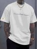 2025 Summer Men's T-shirt Sportswear Simple Short-sleeved Shirt_viptrois.com