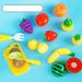 Fruit And Vegetable Cutting Girl Plastic Knife Seafood Cutting Pizza Cake Children's Kitchen Set Play House Toys_viptrois.com