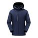 Winter Fleece Fashionable Warm Cotton-padded Jacket, Casual Men's Outdoor Sports Waterproof And Windproof Raincoat_viptrois.com