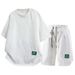 Men's 2-Piece Short Sleeve T-Shirt & 5-Inch Shorts Set | Casual Athletic Summer Outfit | Soft Breathable Fabric | Multiple Colors_viptrois.com