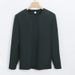 High-end Double-sided Liquid Ammonia Mercerized Long Sleeve Youth Versatile Solid Color Long-staple Non-iron Pure Cotton_viptrois.com
