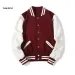 Men's Cotton Baseball Jacket Slim Fit, Casual Varsity Style, Short Sleeve, Navy Blue, Black, Red, Bury, Blue - Spring_viptrois.com