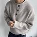 Men's Sweaters, Autumn And Winter Knitwear, Casual Versatile Tops, Base Shirts, Trendy Jackets_viptrois.com