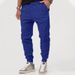 Men's Slim-Fit Jogger Pants - Stretch Cotton Blend With Drawstring Waist, Versatile For Casual & Light Exercise (S-XXXL, Navy/Black/Olive Green)_viptrois.com