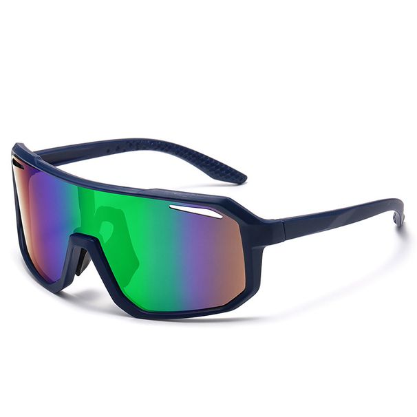 Men's Sports Glasses Fashion Large Frame Colorful Sports Sunglasses Trendy Anti Ultraviolet Mountaineering Goggles Outdoor Cycling Windproof Glasses_viptrois.com