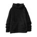 Men's Fleece-Lined Long Sleeve T-Shirt - Slim Fit Thermal Base Layer (Black/Purple/Camel, S-XXL)_viptrois.com