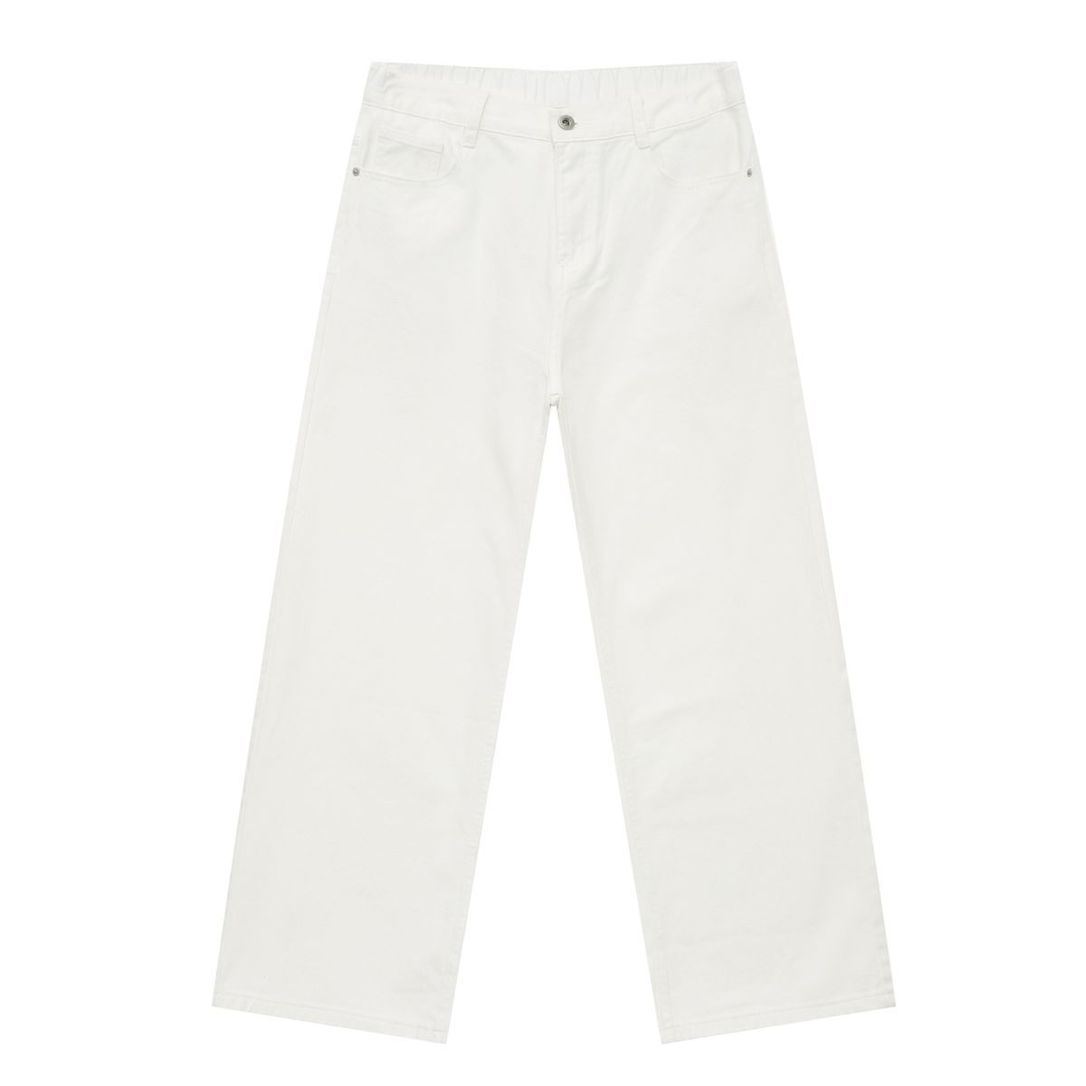 Classic Straight Leg Men's Jeans Semi-Elastic Waist Comfort Fit Everyday Denim Pants 10 Color Options_viptrois.com