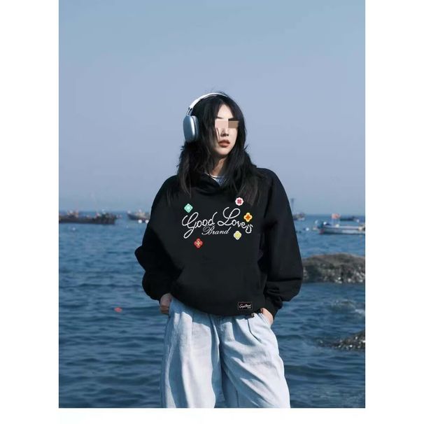 Heavyweight Mamba Cotton American Style Hooded Sweatshirt Men Women, Loose Embroidered Jacket For Spring And Autumn,_viptrois.com