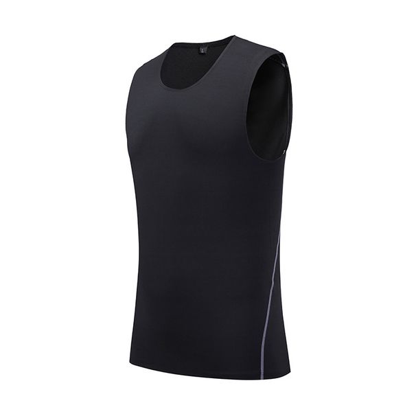 Men's tank tops Summer Sports Running Fitness clothes Men's tight quick drying gym clothes_viptrois.com