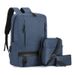 Men's Backpack New Schoolbag For Boys High School Students Men's Sports Fashion Style Large Capacity Men's Business Backpack Three Piece Set_viptrois.com