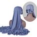 Pure Cotton & Modal Tube Hat & Long Scarf Set For Women - Soft Stretchy Headwear Combo Fashion Trends_viptrois.com
