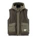 The 2025 New Style Of Granular Down, Down And Cotton Waistcoat For Men's Trendy Student School Uniform Is Worn Over A Pocket Waistcoat_viptrois.com