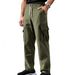 Men's Retro Corduroy Work Pants - Relaxed Fit, Wide Leg, Casual & Streetwear, Breathable & Wrinkle-Free (Grey/Black/Navy/Army Green/Khaki, S-Xxxl)_viptrois.com
