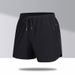 Men's Clothing New Summer Ice Silk Three Quarter Pants Men's Sports Shorts Running Quick Drying Fitness Leisure Fat Big Size_viptrois.com