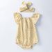 Baby clothes baby ins style crawling clothes small floral small fly sleeve baby thin summer hajacket newborn baby clothes_viptrois.com