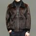 Men's Premium Faux Fur Coat Winter Thick Warm Jacket Fashionable Mink-Like Collar Stylish Outerwear For Daily & Commuting_viptrois.com