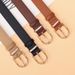 New women's belt with personalized bamboo buckle, versatile and fashionable women's belt, wear belt_viptrois.com