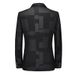 CT Plus Size 2025 New Casual Slim Fit Jacquard Wedding Men's Trendy Suit_viptrois.com
