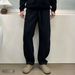 Men's Slim Fit Casual Pants With Drawstring - Fleece Lined & Regular Options - Straight Leg Trousers For Autumn Winter_viptrois.com