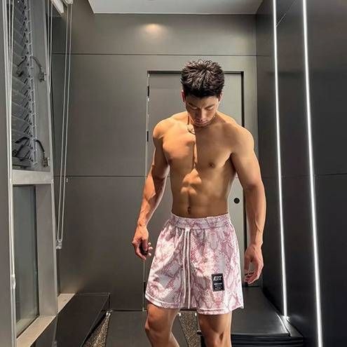 Men's Python Print Quick Dry Breathable Shorts Summer Thin Moisture Wicking Sweat Wicking Four Point Basketball Sports Five Point Pants_viptrois.com