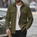Men's Clothing Men's Stand Collar Button Jacket - Classic Corduroy Coat (4 Colors, S-XXXL) Hot-selling_viptrois.com