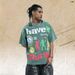 American Street Style Washed Vintage 300g Pure Cotton Men's Short Sleeve T-Shirt Summer New_viptrois.com