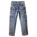Factory Direct Sales Foreign Trade Ami Kaji Retro Jeans Men's Multi-pocket Tooling Skateboard Pants Men's Locomotive Hip-hop Pants_viptrois.com