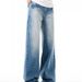 Men's Clothing Light Blue Washed Jeans Men's Cleanfit Design Wide Leg Straight Loose Long Pants_viptrois.com