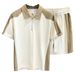 Men's Loose Fit 5-Pocket Shorts Set - American High Street Style Summer Casual Outfit, Versatile 2-Piece Coordinated Set For Teens_viptrois.com