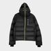 Men's Clothing Dark Style Shark Head Masked Zipper Warm Regular Down Jacket Black, 650 Fill Power Duck Down, Mid-Length Hooded Coat For Urban Commute_viptrois.com