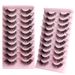 Beauty & Health 10 Pairs Of Thick False Eyelashes Simulation Style Daily Makeup Wear Eyelashes Spot_viptrois.com