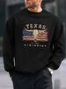 Men's Loose Casual Fashion American Wild West Printed Round Neck Long Sleeved Sweatshirt For Autumn And Winter_viptrois.com