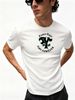 3 Pack Men's Oversized T-Shirts, 100% Cotton Crew Neck Casual Tees, Relaxed Fit Gothic "Family First" Monogram Print Design, Black White Grey_viptrois.com