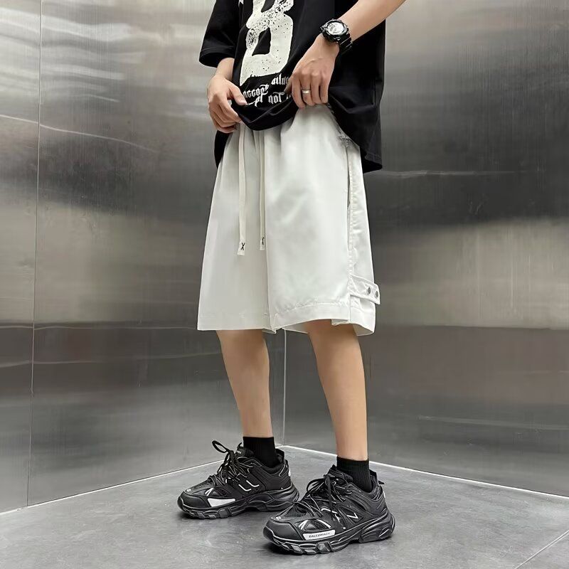 Unbeatable Quality Men's Summer Trendy Brand Charging Five Quarter High Street Casual Breasted Pants, American Functional Workwear Shorts_viptrois.com