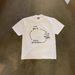 Unisex Heavyweight Cotton T-Shirt 250gsm - Vintage Abstract Timeline Print Oversized Tee For Men And Women, Casual Loose Fit Short Sleeve Top_viptrois.com