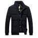 Spring An Autumn New Season Korean Eition Thick Silk Clothes Short Cotton Jackets Men's Wear Collarless Coat_viptrois.com