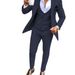 Men's Three-piece Casual Business Suit For Men With Flat Lapel Collar_viptrois.com