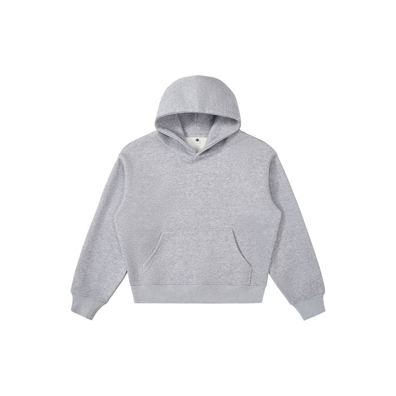 Men's Clothing Men's Cleanfit Hoodie - Short Sleeve Pullover Sweatshirt With Fleece Lining, Casual Streetwear For Teens & Young Adults (Black, Grey)_viptrois.com