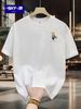 Men's 100% Cotton Stretch Fabric T-Shirt Casual Round Neck Short Sleeve With Print Ideal Gift Comfortable And Breathable For All Seasons Gift For Men_viptrois.com