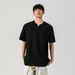 2025 New Men's T-shirt 250-gram Summer Large-sized Loose V-neck Casual Short-sleeved T-shirt_viptrois.com