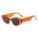Candy Cat Eye Sunglasses - Irregular Fashion Shades (European & American Ladies' Outdoor Visor Style)_viptrois.com