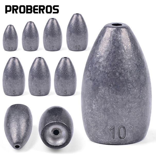 Texas Free Group Bullet Head Fishing Anti-Hook Bottom Lead Sinker Lure Accessories_viptrois.com