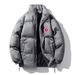 Men's Clothing Style Men's Suede Cotton Padded Jacket With US Map, Loose Fit, Fashionable Cotton Coat._viptrois.com