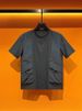 Men's Pocket Short-sleeved Round-neck Design Functional T-shirt, Half-sleeved 2025 Summer New Trendy Brand Loose Patchwork T-shirt_viptrois.com
